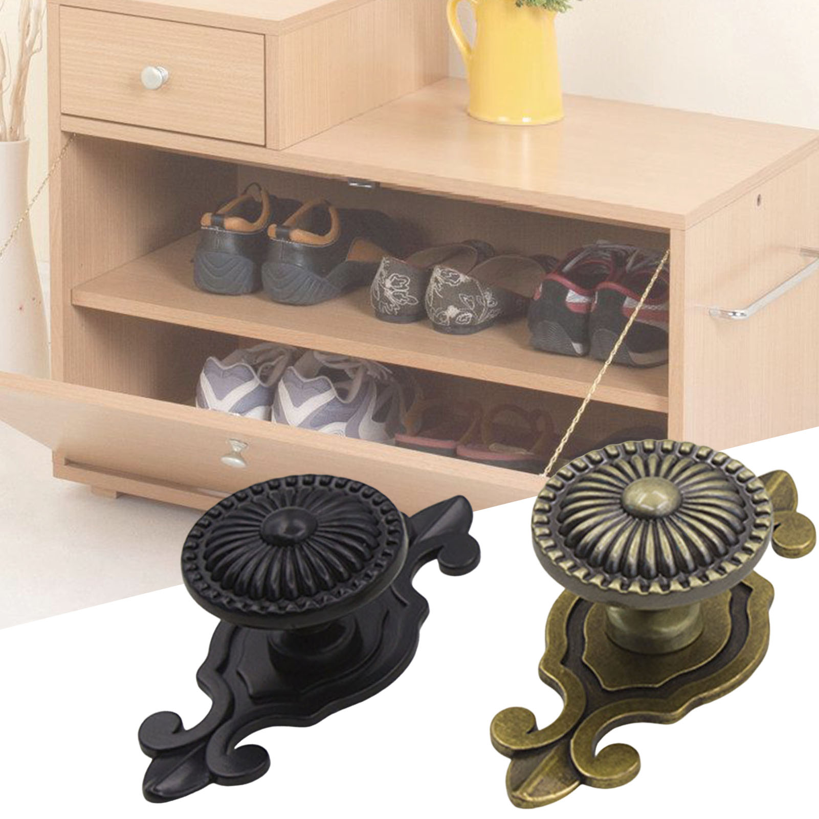 Furniture Hardware Jig - Cabinet Furniture Handle Retro Mushroom Dresser
