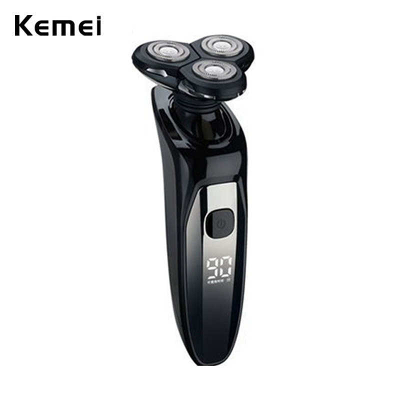 Universal Furniture Hardware - Kemei LCD Display Waterproof Electric Shaver