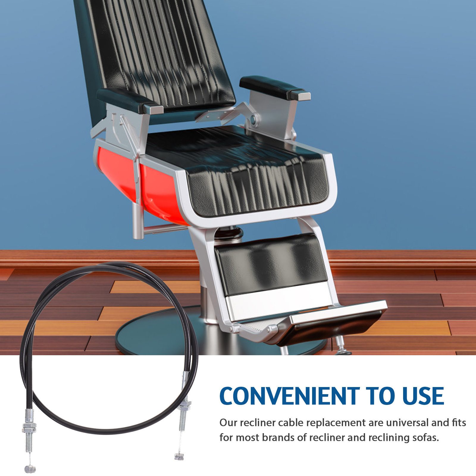 Furniture Hardware Pulls - Heavy-Duty Recliner Cable Replacement Kit for