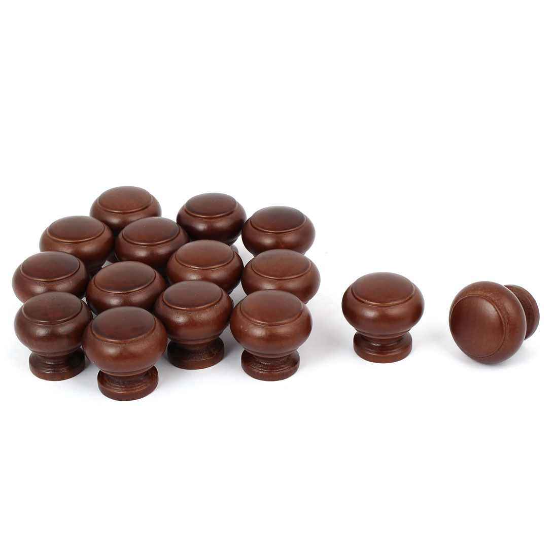 Furniture Hardware Pulls - uxcell 15pcs Home Cabinet Drawer Wooden