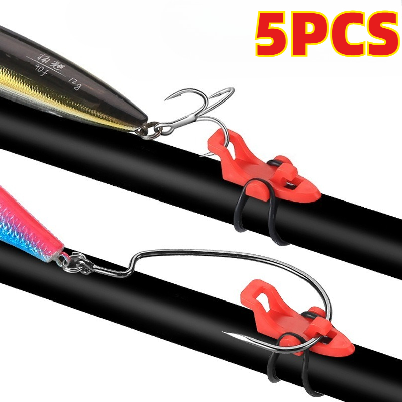 Furniture Hardware Jig - 5pcs Fishing Rod Pole Hook Keeper