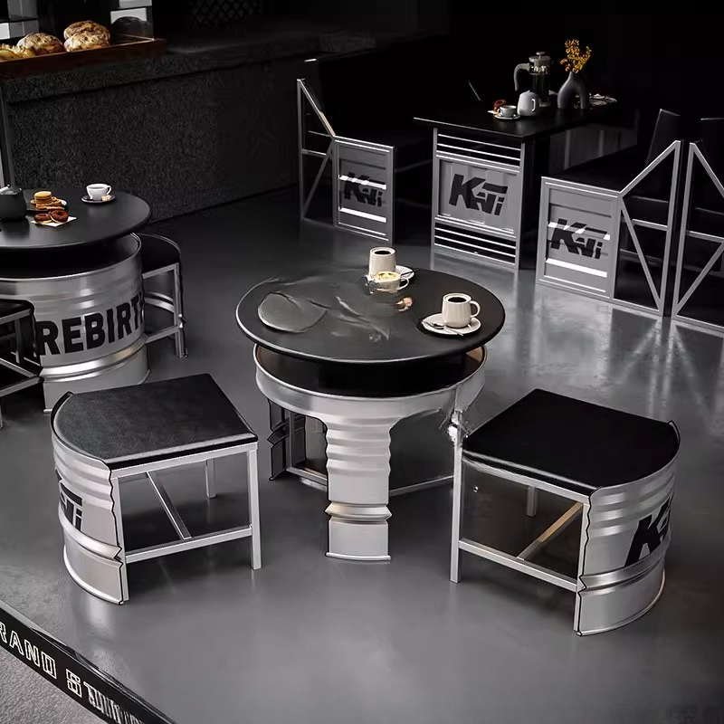 Furniture And Hardware Shop - Industrial Style Creative Oil Drum Sofa