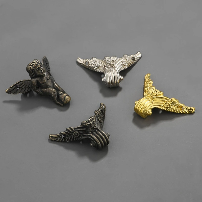 8pcs Antique Corner Brackets Z - Furniture Hardware And Fittings ulasan dan harga