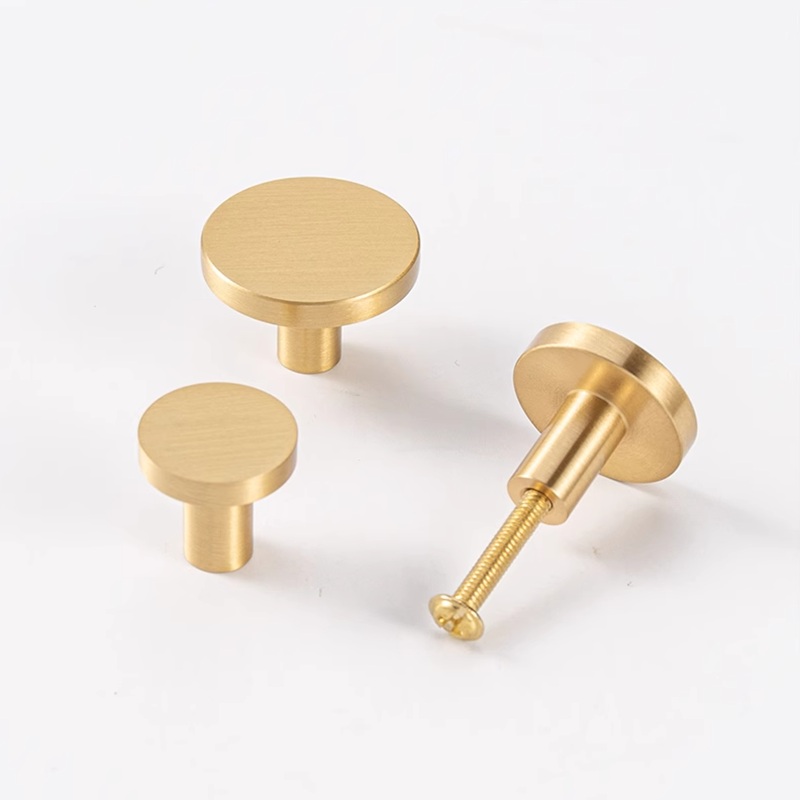 Round Brass Kitchen Cabinet Dr - Furniture Hardware Jig ulasan dan harga