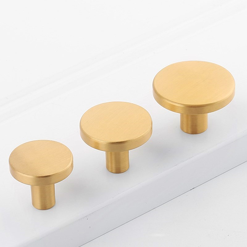 Round Brass Kitchen Cabinet Dr - Furniture Hardware Jig ulasan dan harga