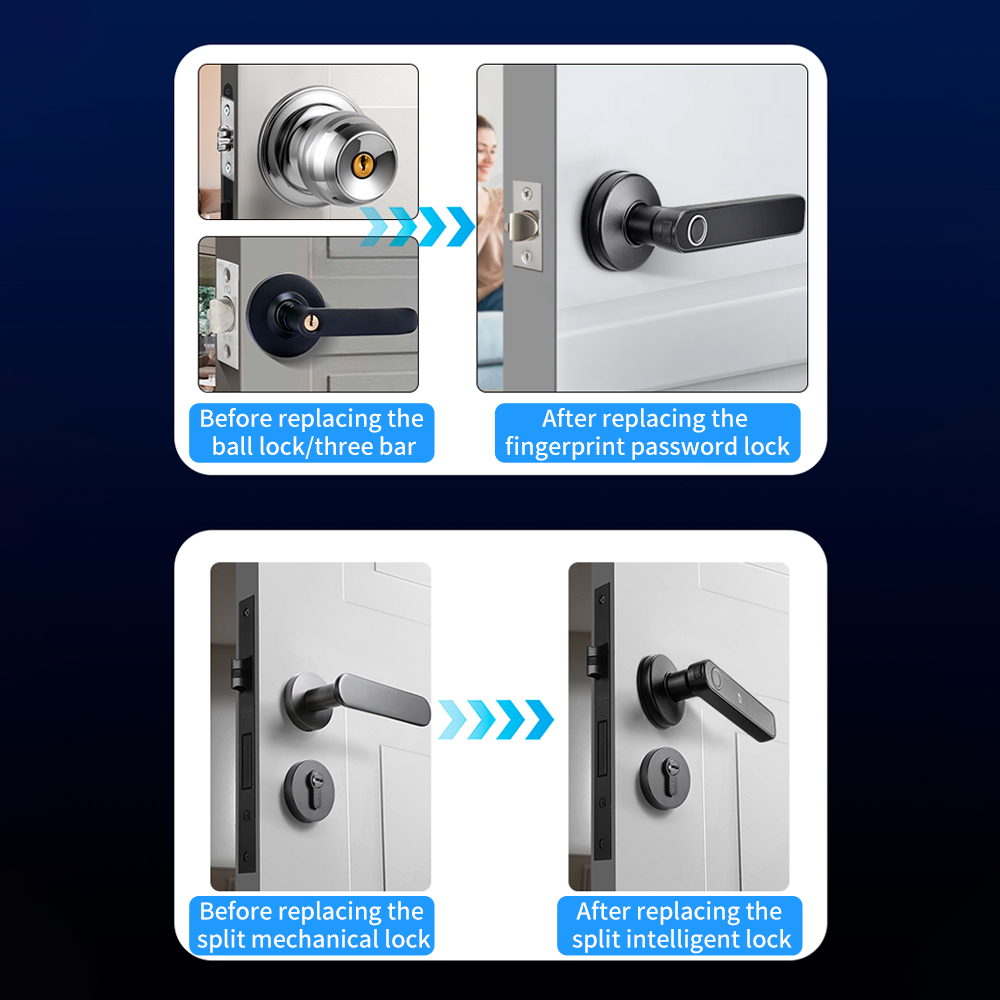 Tuya SmartLife APP BLE Smart F - Door Handle Bar ulasan dan harga