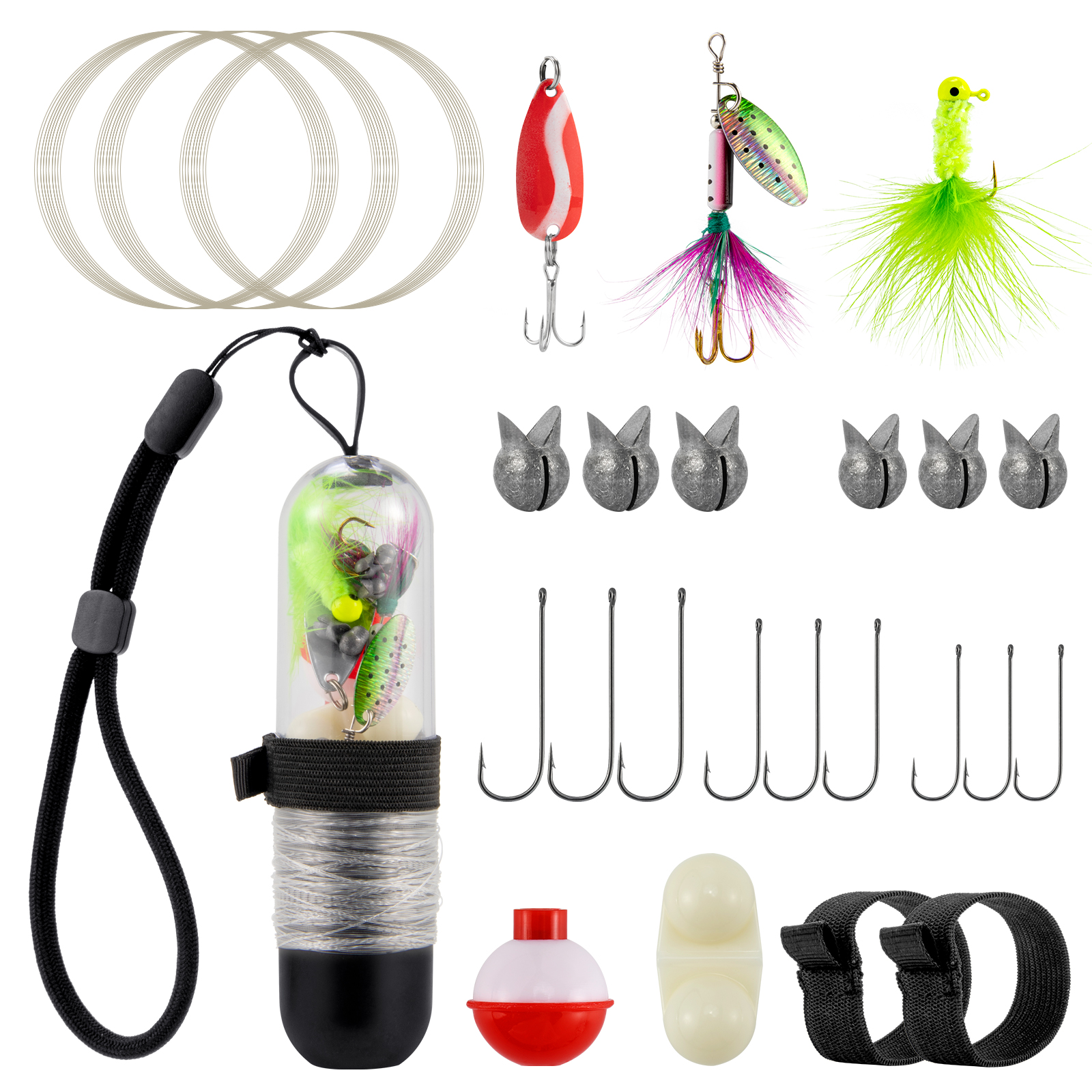 25pcs Survival Fishing Kit Poc - Furniture Hardware Jig ulasan dan harga