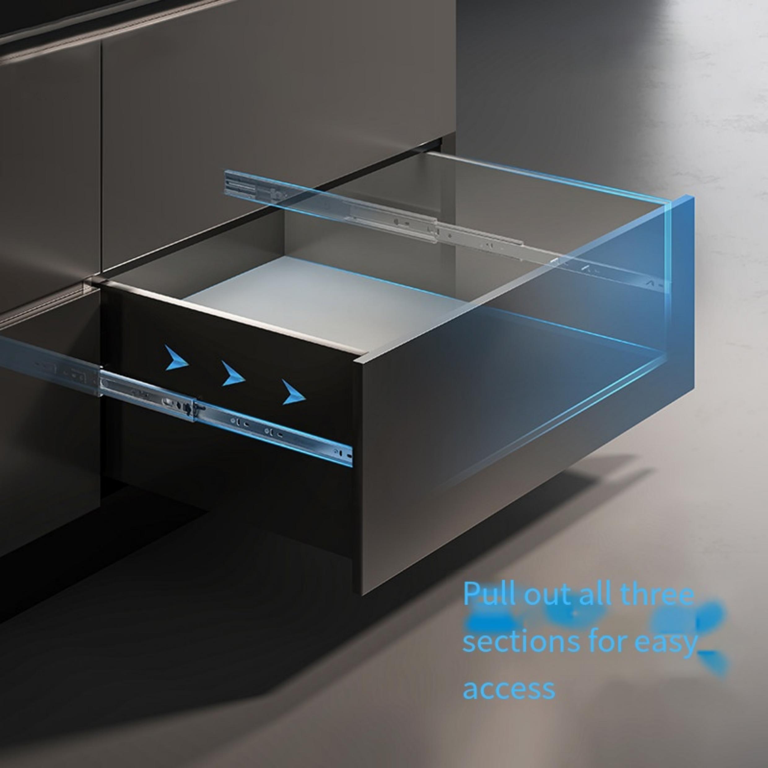 2Pcs Metal Buffer Drawer Slide - Furniture Hardware And Fittings ulasan dan harga