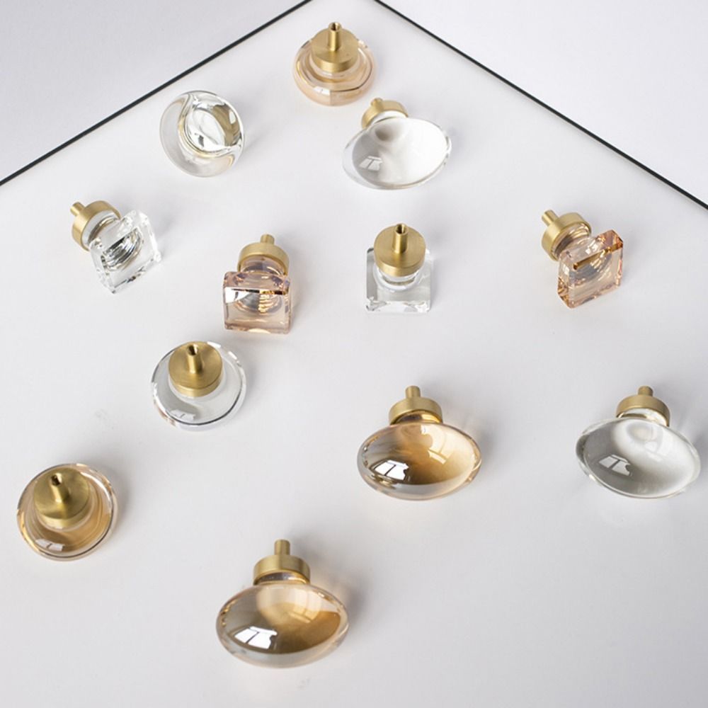 Crystal Glass Furniture Handle - Furniture Hardware Jig ulasan dan harga