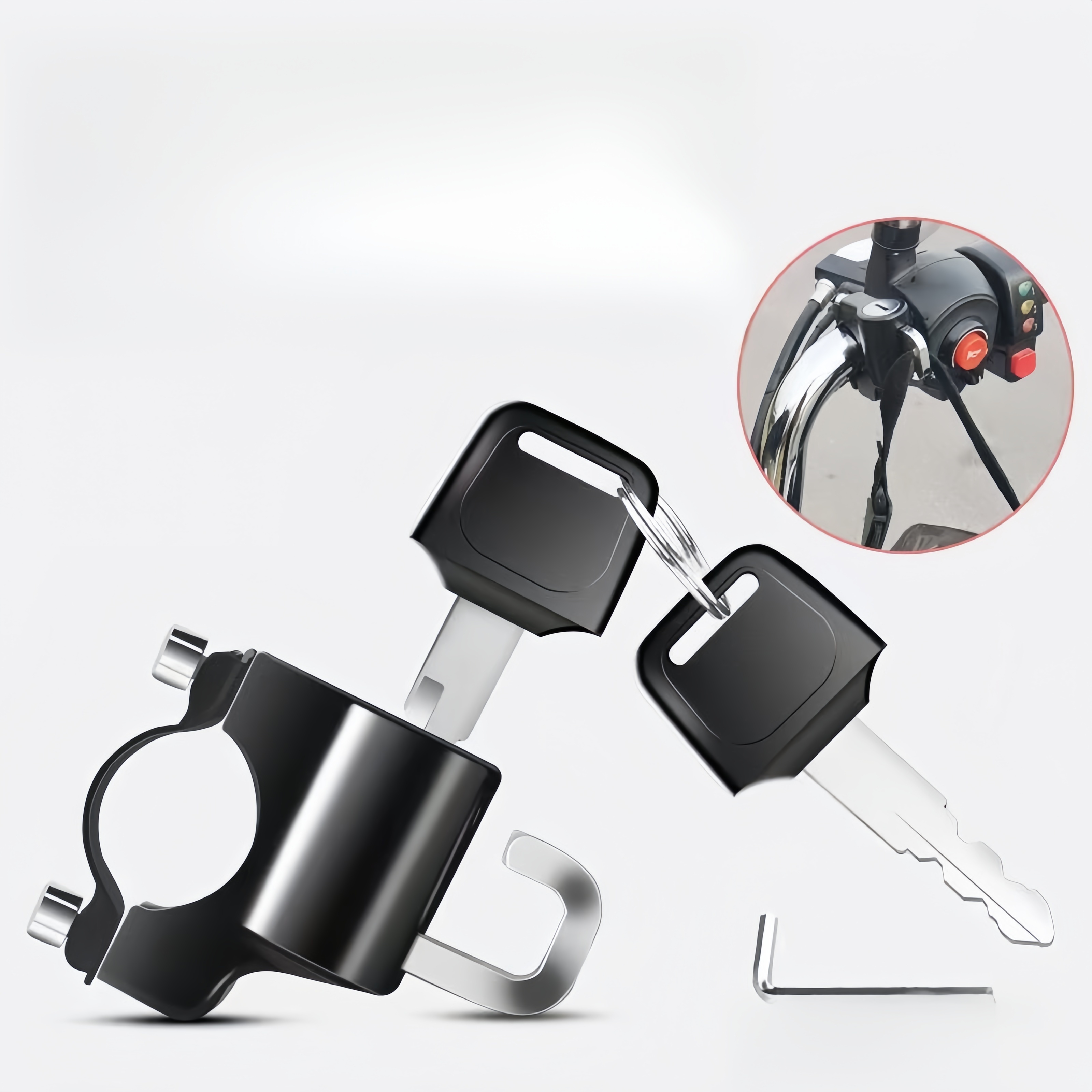 Motorcycle Helmet Lock Aluminu - Universal Furniture Hardware ulasan dan harga