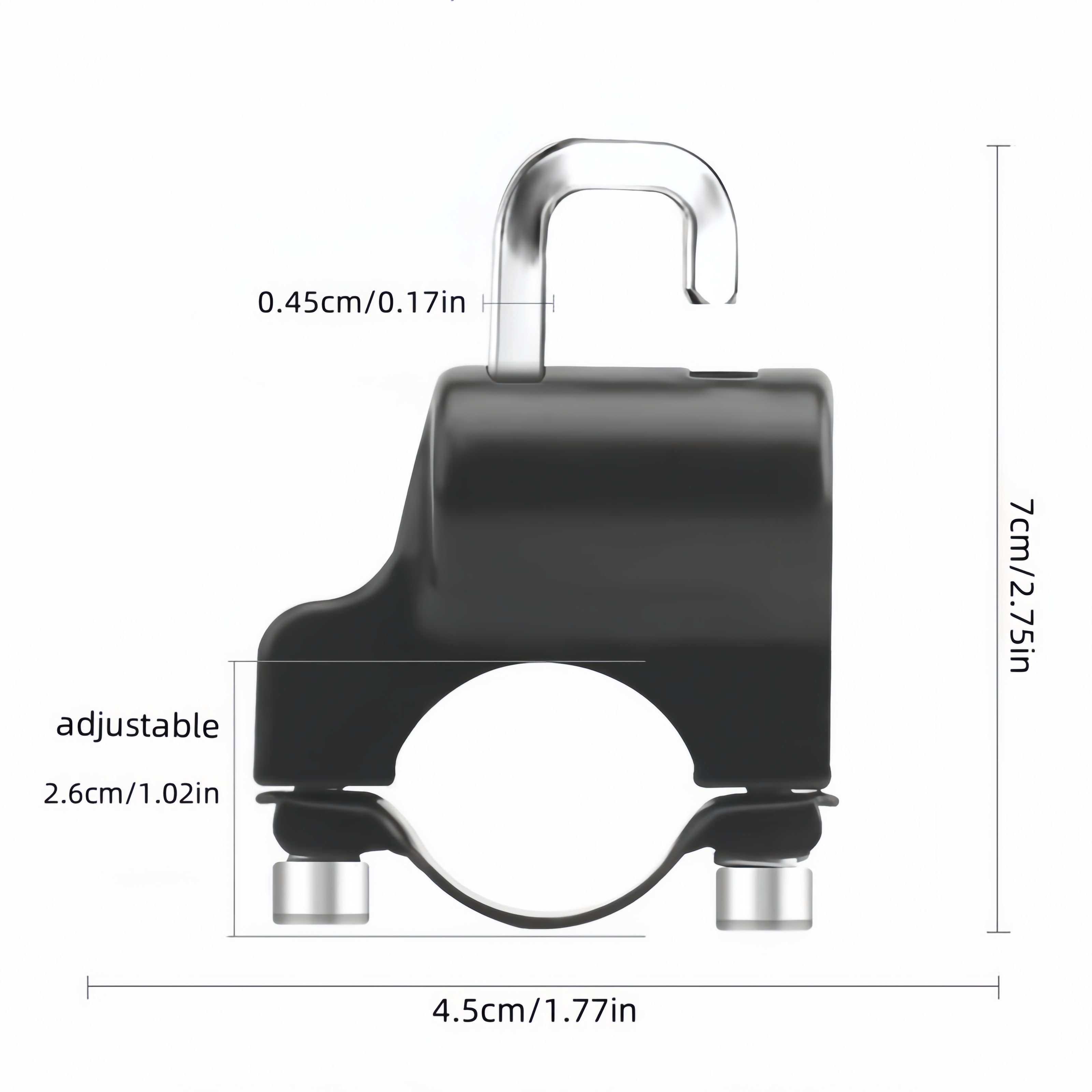Motorcycle Helmet Lock Aluminu - Universal Furniture Hardware ulasan dan harga