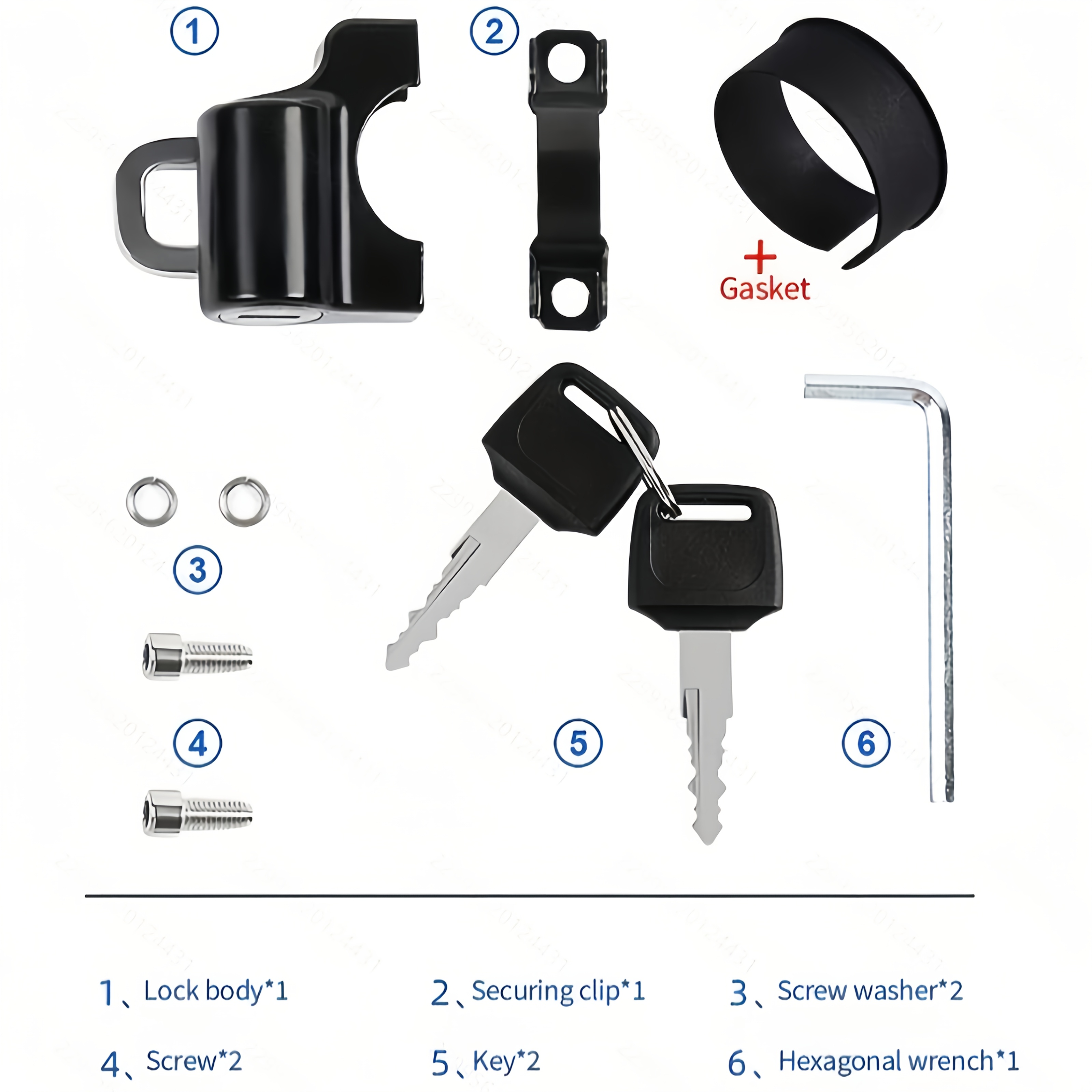 Motorcycle Helmet Lock Aluminu - Universal Furniture Hardware ulasan dan harga