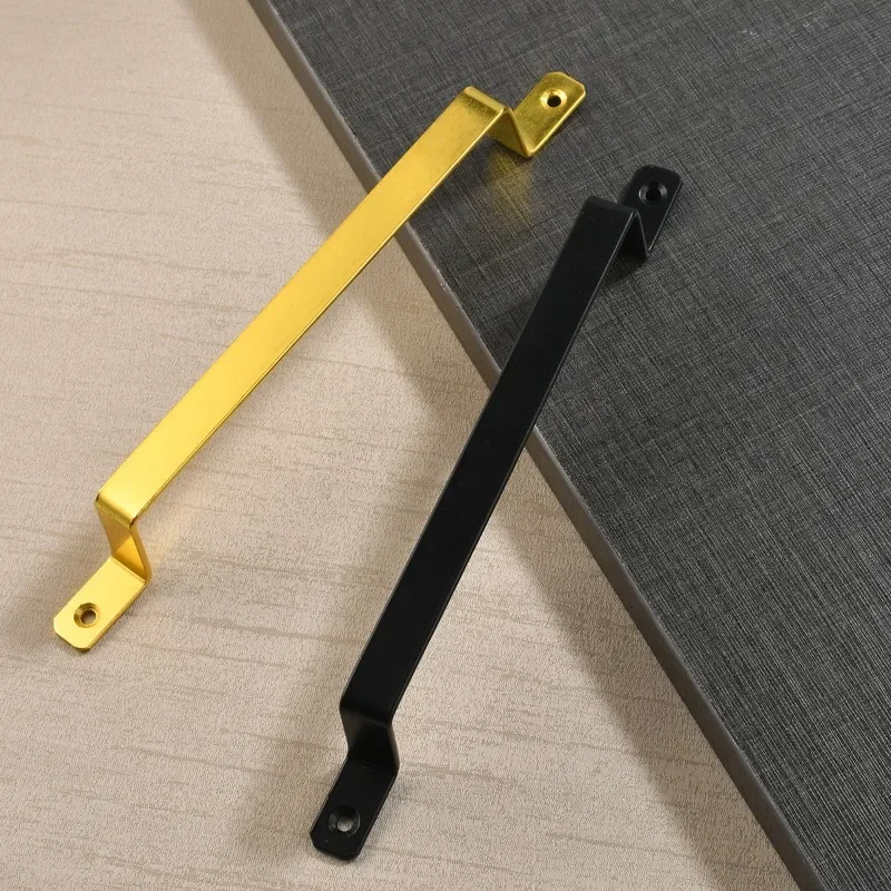 2pcs Black simple furniture ha - Furniture Hardware Material ulasan dan harga