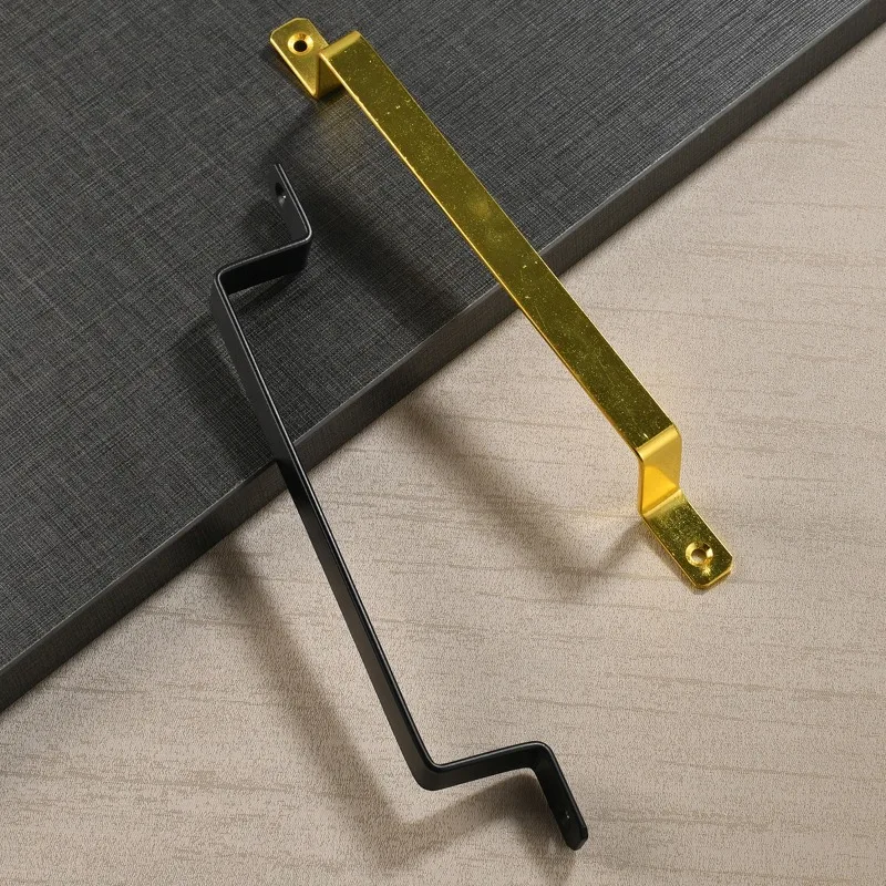 2pcs Black simple furniture ha - Furniture Hardware Material ulasan dan harga