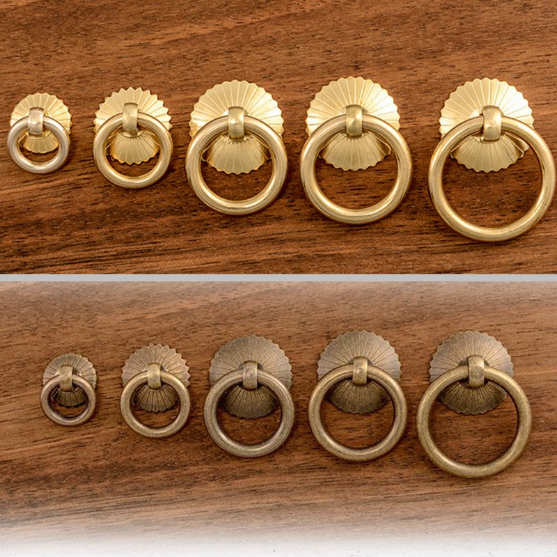 Vintage Brass Cabinet Ring Kno - Furniture Hardware Vintage ulasan dan harga