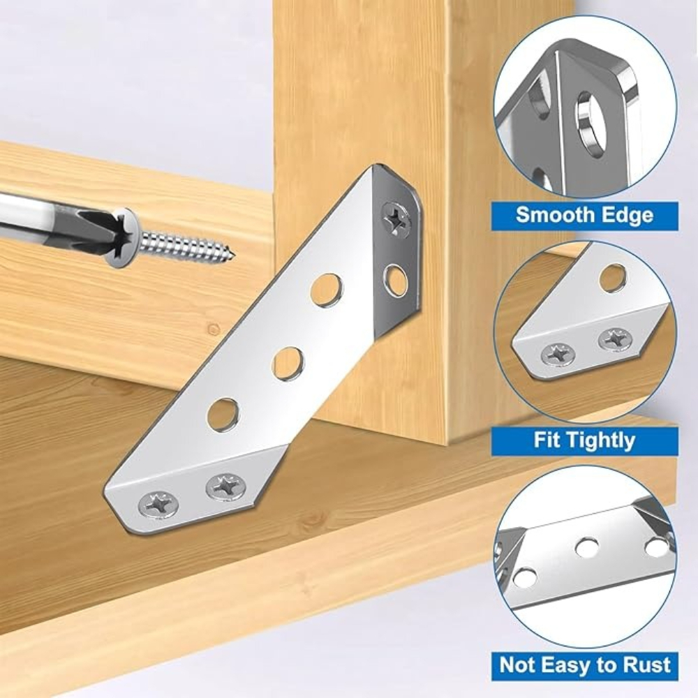 1-120Set Furniture Corner Conn - Furniture Hardware Connectors ulasan dan harga