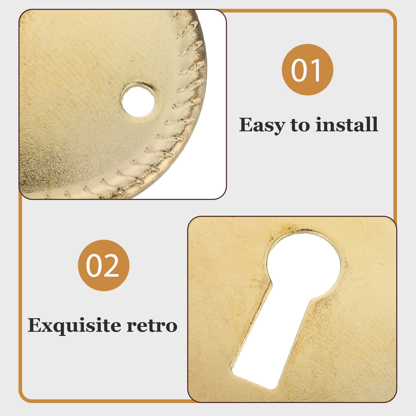 20Pcs Vintage Oval Keyhole Cov - Furniture Hardware Vintage ulasan dan harga