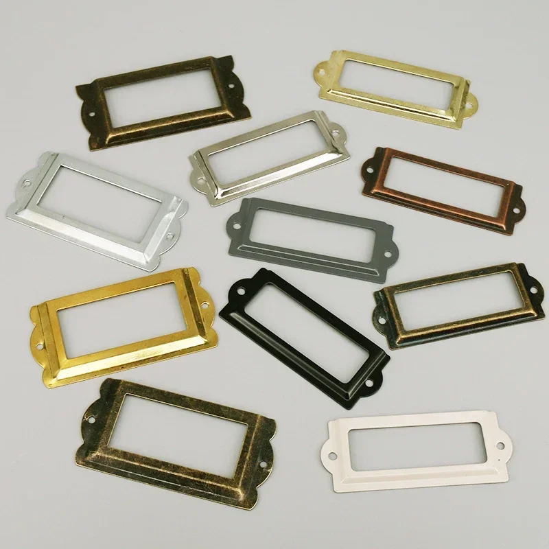 20pcs Antique Iron Tag Label F - Furniture Hardware Names ulasan dan harga