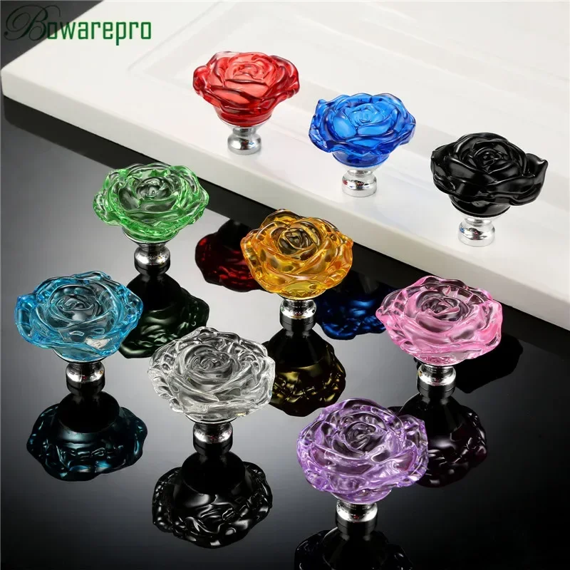 bowarepro 50MM Crystal Rose Gl - Furniture Hardware Pulls ulasan dan harga