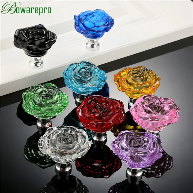 bowarepro 50MM Crystal Rose Gl - Furniture Hardware Pulls ulasan dan harga