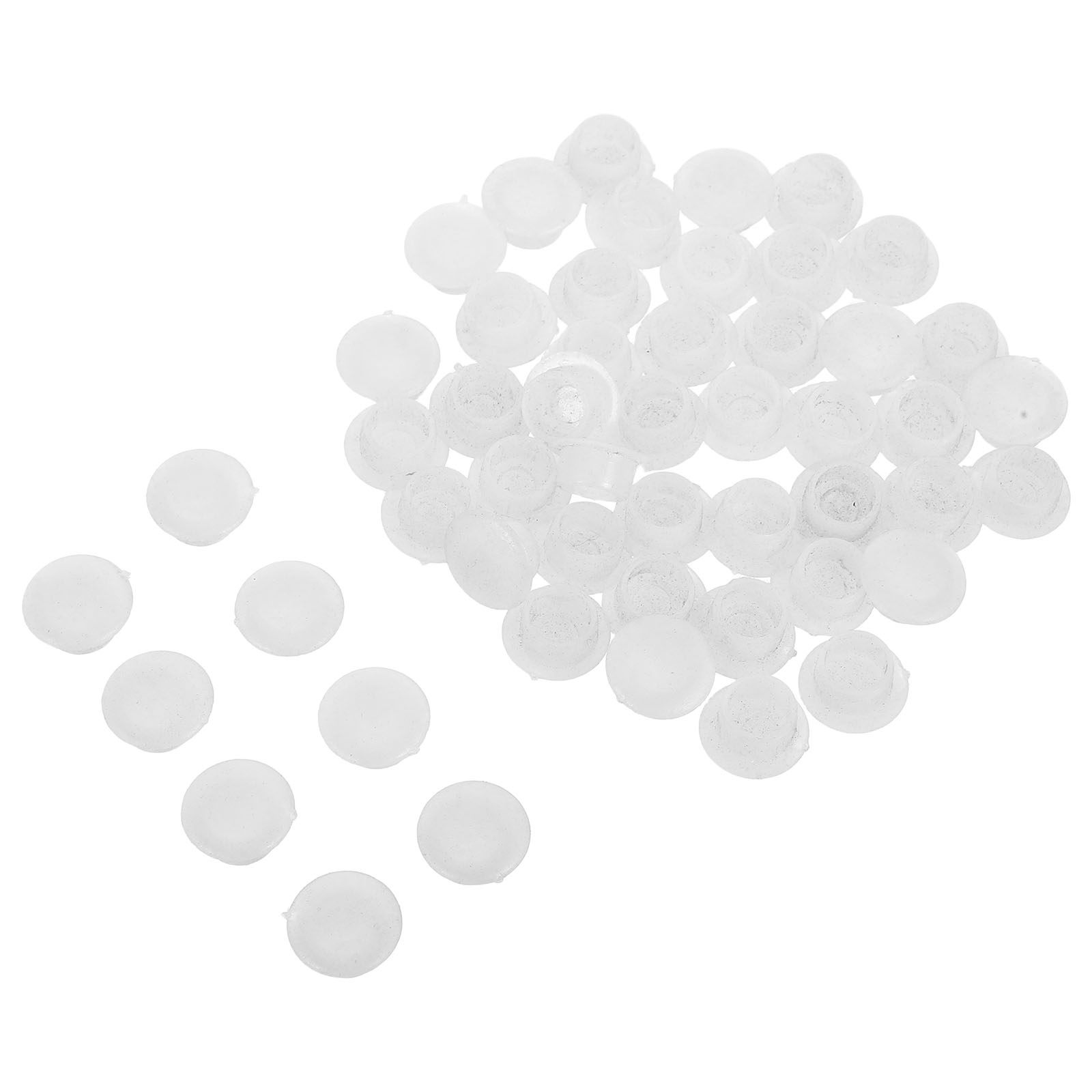 50Pcs Round Plastic Hole Plugs - Furniture Hardware Connectors ulasan dan harga