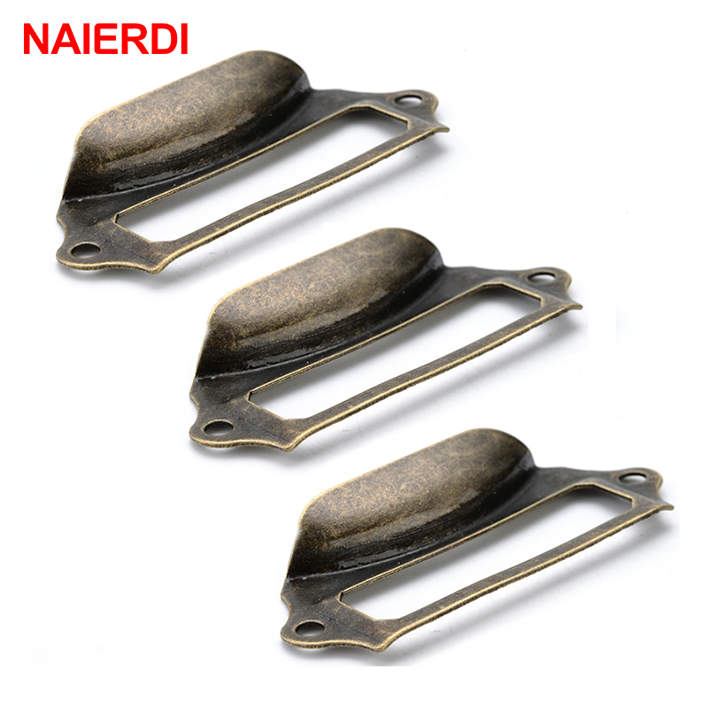 10pcs NAIERDI Antique Handles  - Furniture Hardware Names ulasan dan harga