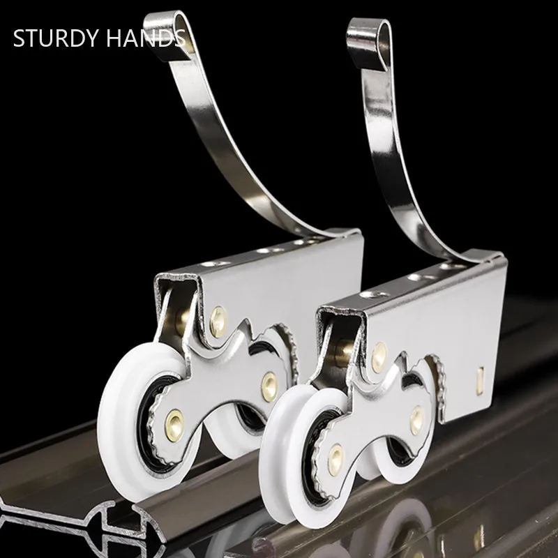 Wardrobe Sliding Door Pulley H - Furniture Hardware And Fittings ulasan dan harga