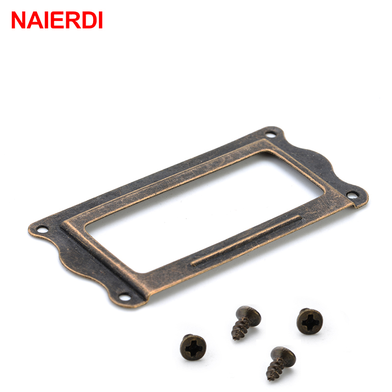 10pcs NAIERDI Antique Brass Ha - Furniture Hardware Names ulasan dan harga