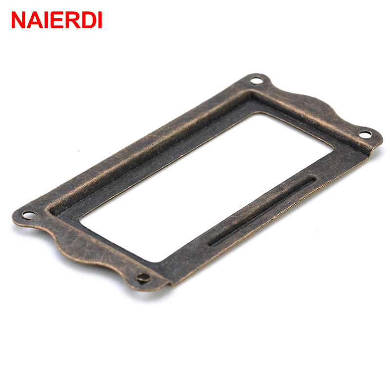 10pcs NAIERDI Antique Brass Ha - Furniture Hardware Names ulasan dan harga