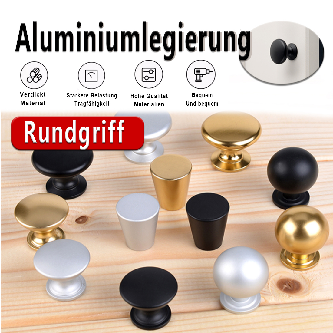 5PCS Aluminum  Kitchen Cupboar - Furniture Hardware Jig ulasan dan harga