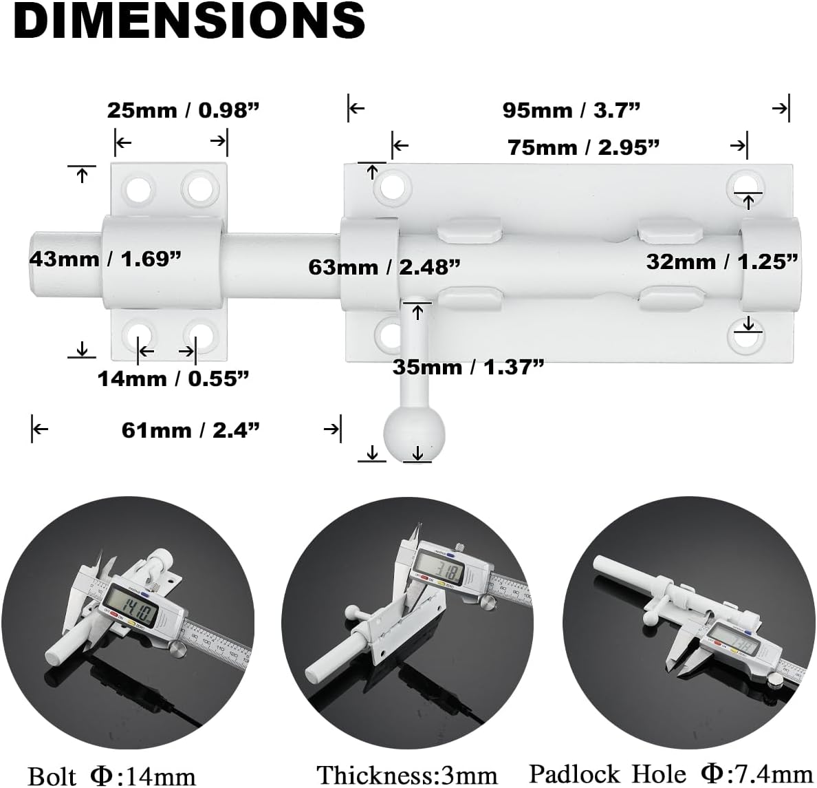 304 Stainless Steel Barrel Bol - Barrel Bolt Slide ulasan dan harga