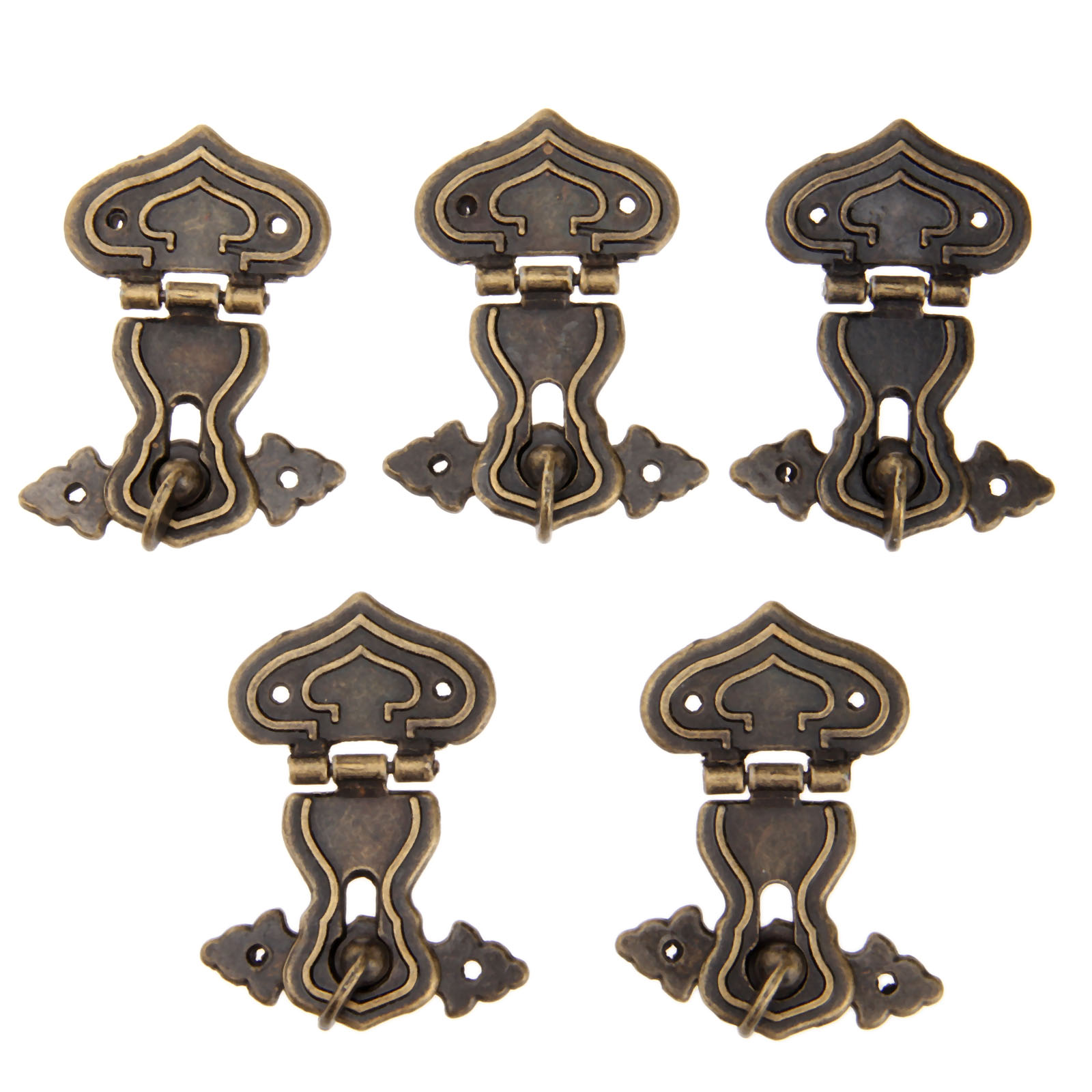 5Pcs 63x47mm Antique Metal Loc - Furniture Hardware Vintage ulasan dan harga