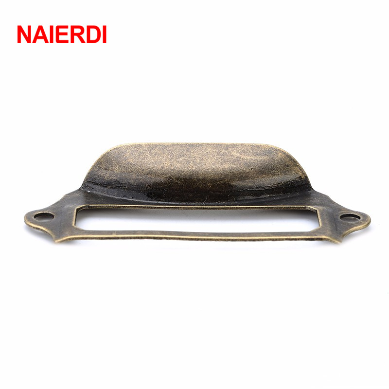 NAIERDI 5pcs Antique Brass Met - Furniture Hardware Names ulasan dan harga