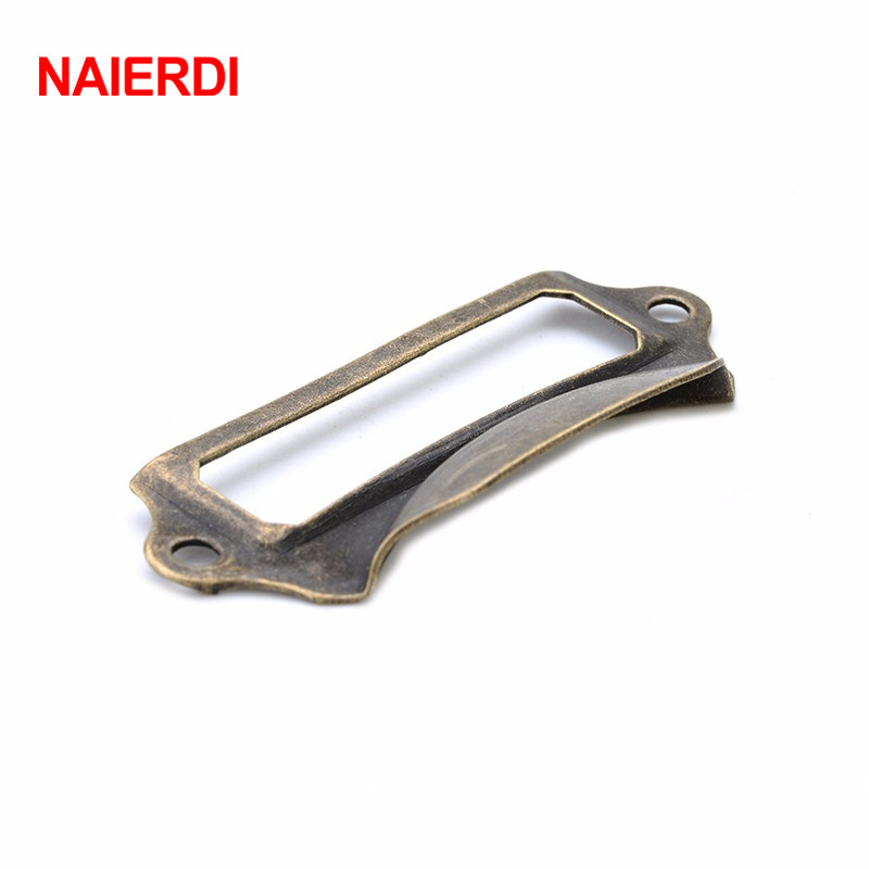 NAIERDI 5pcs Antique Brass Met - Furniture Hardware Names ulasan dan harga