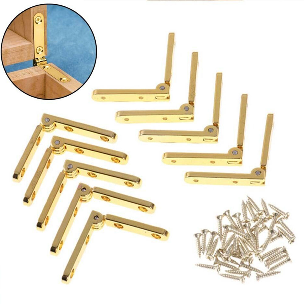 10pcs Wooden Box Hinge Gift Je - Furniture Hardware And Fittings ulasan dan harga