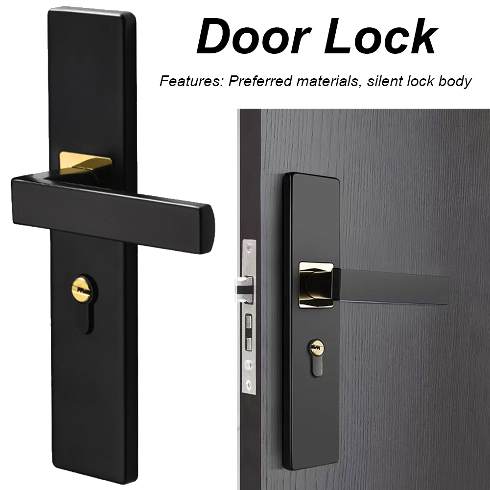 Mute Door Lock Anti-theft Mech - Door Handle Bar ulasan dan harga