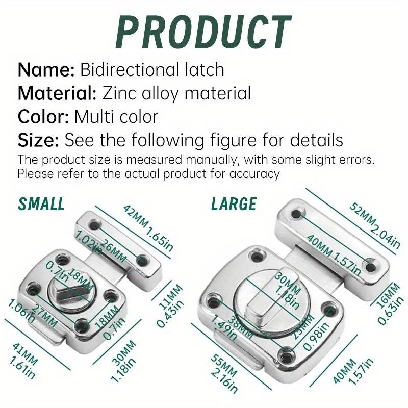 1pc Home Security Latch Rotate - Barrel Bolt Slide ulasan dan harga