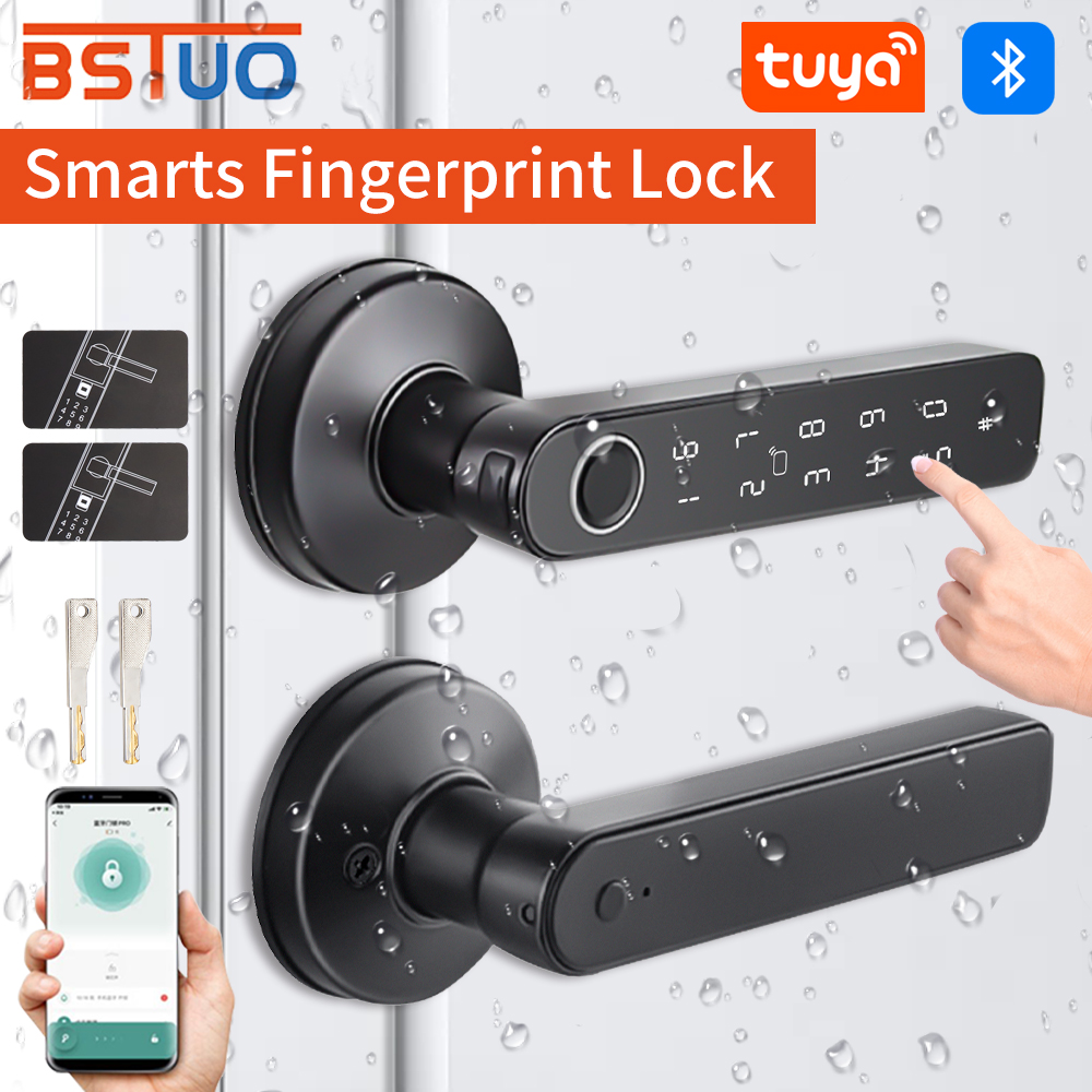Tuya Bluetooth Smart Door Lock - Door Handle Bar ulasan dan harga